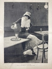 Lithographie L’ABSINTHE Jean