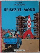 OBJECTIF LUNE (LE FETICHE ARUMBAYA)  TINTIN  HERGE EDITION EN ALLEMAND 1978