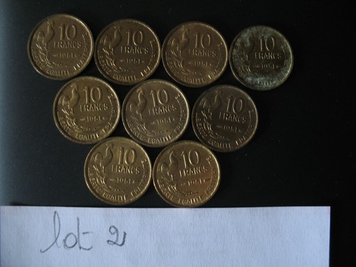 Pièces anciennes francs - pièces, de
