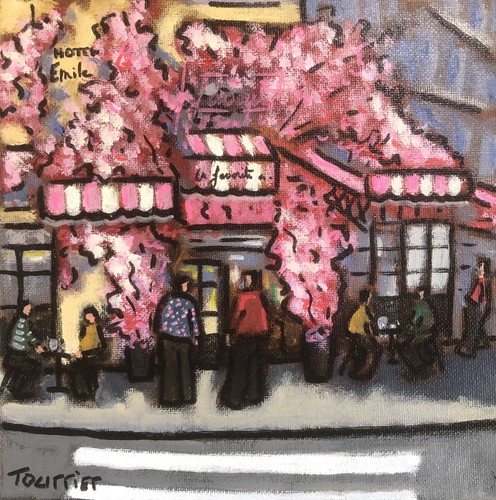 Tableau paris café bistrot - paris,