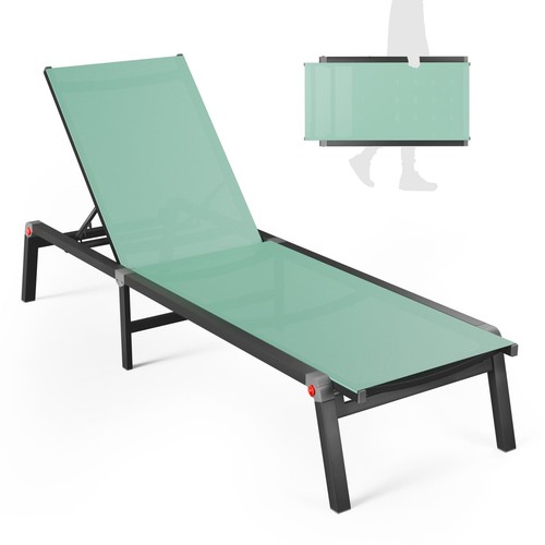 Woajnqo aluminum chaise - woajnqo,