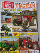 " TRACTEURS " lot de 5 numéros : New-Holland_Bima_BM-Volvo 800_Fiat 90-MB-trac