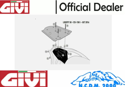 Support givi pour top case - support,