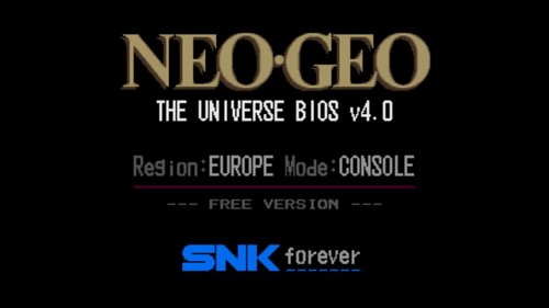 Unibios version neogeo - version, 4.0