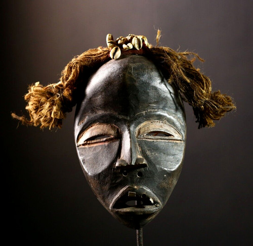 Masque africain pompier ancien