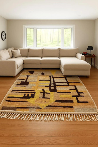 Tapis laine berbère - tapis, en