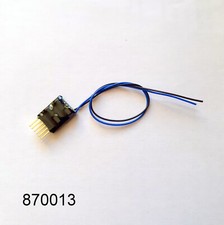 Decodeur NEM 651 fiche 6 pin, DCC moteur + 2 AUX Decoder digital LaisDcc 870013