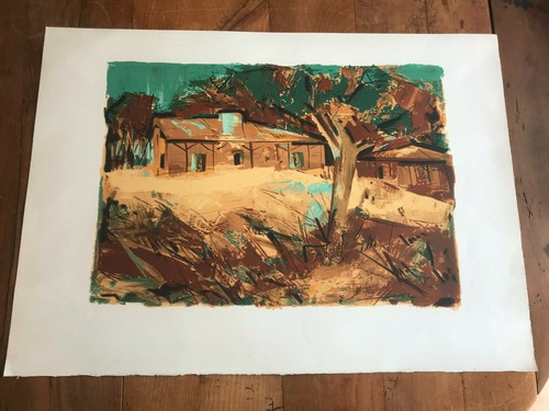 Lithographie gaston - lithographie, n