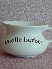Bol À Raser/Porcelaine/Hauteur 8 cm/"Quelle Barbe !..."/Référence 8700/Vintage 