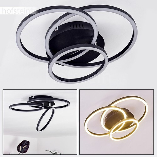 Plafonnier lustre noir - noir, lampe