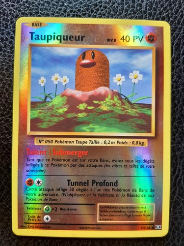 Carte pokemon taupiqueur - carte,