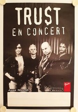 Affiche Goupe Hard Rock TRUST en Concert - 40x60 cm