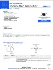  Radio TSF lot de 2 ampli monolithiques UHF 12 dB à 1 GHz de Mini-Circuits