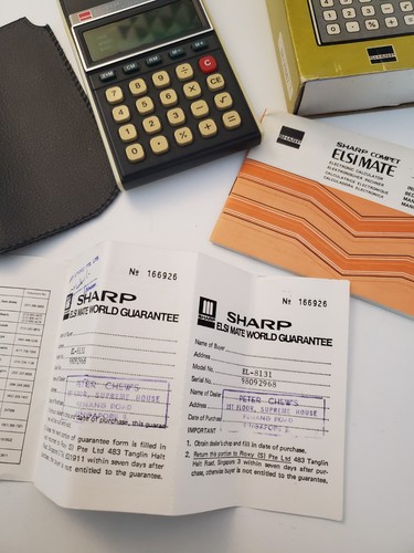 Sharp 8131 vfd calculator - el-8131,