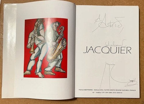 Jacquier dédicacé - dédicacé,