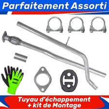 Tuyau d'échappement pour Fiat Punto 2 II (188) Hayon 1.2 (09/2005-2009)