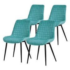 Lot de 4 chaises de salle à