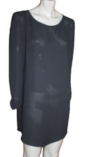 "BASH" ROBE COURTE OU TUNIQUE LONGUE EN VOILE T.2 =38/40