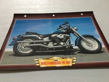 058 Harley Davidson 1340 Fat Boy 1989 Fiche collection ATLAS motos de légende