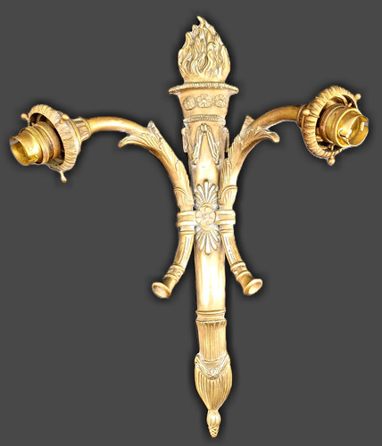 Grande applique flambeau - , louis