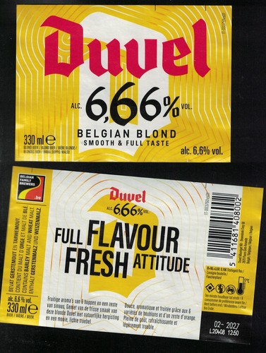 Belgique lot etiquettes - lot,