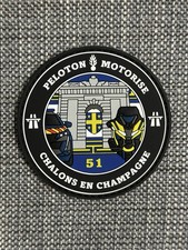 Ecusson gendarmerie Collection- Peloton Motorisé Chalon- en-Champagne PVC.