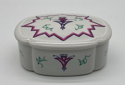 Boîte porcelaine art déco - boîte,