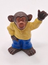 FIGURINE   PVC PUBLICITAIRE PUB OMO SINGE PULL JAUNE 