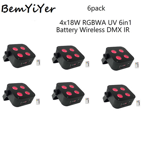 6pack wireless dmx ir - dj,