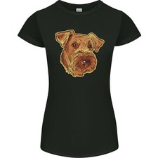 Un T-Shirt Femme Coupe Petite Airedale Terrier Waterside Bingley