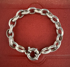 Bracelet gourmette grosse - bracelet,