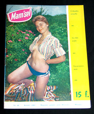 REVUE VINTAGE SEXY CHARME ADULTE MAM'SEL 38-1968 EXCELLENT ÉTAT ANNÉES SIXTIES