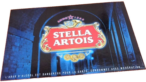 Plaque publicitaire carton