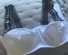 Soutien Gorge Blanc Côtelé
