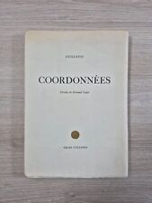 Guillevic - COORDONNÉES - Dessins de Fernand Léger - Ed des Tois Collines 1948