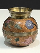 Petit vase vintage en laiton