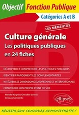 Culture Générale les Politiques Publiques en 24 Fiches | Très bon état