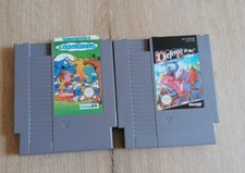 Lot Jeux vidéo Nintendo NES : DEFENDER OF THE CROWN LES SCHTROUMPF 