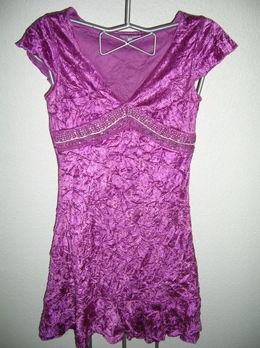 Robe rose effet - rose, froissé