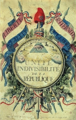 Plaque métal republique - ,