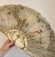 Grand Éventail en Nacre