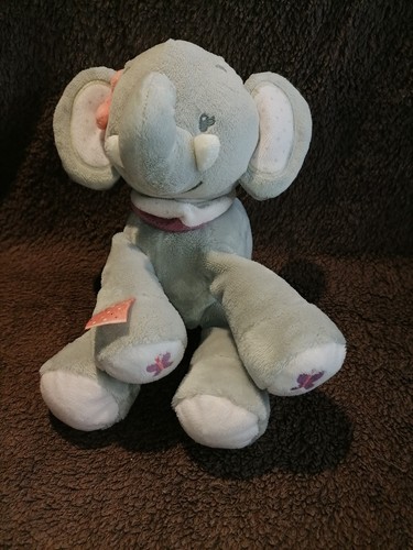 Doudou peluche éléphant - peluche,