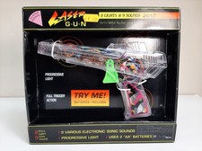 Ancien jouet PISTOLET " Laser Gun " [8 Lumières et 9 sons] - 1992 - Lica