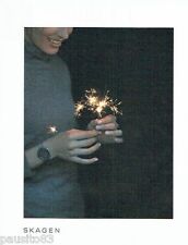 PUBLICITE ADVERTISING 106  2015   Skagen  collection montre