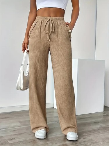 Pantalon matiere gauffre - pantalon,