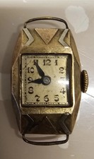 Montre Mecanique Art Déco En Or Et Argent