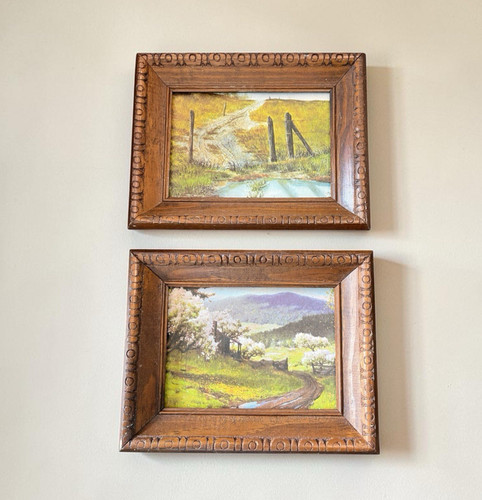 Vintage rural landscape - rural,