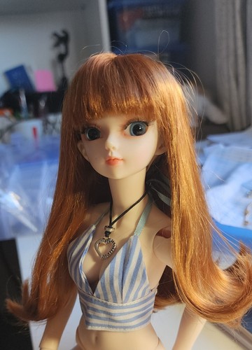 Brown doll wig for minifee - for,