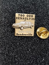 Pin's Pins Pin Enamel 49 Voiture Automobile RENAULT 25 Usine "Sandouville" 
