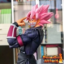 Figurine Dragon Ball Heroes black Goku Sayan rosé masqué collection manga 25 Cm